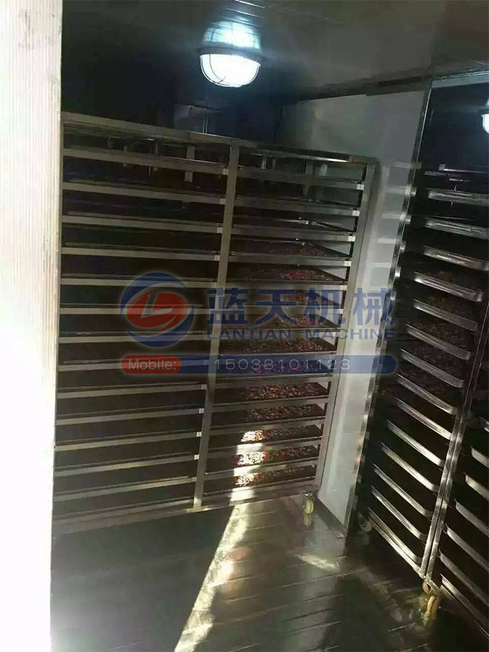 云南玫瑰花烘干機(jī)用戶(hù)現(xiàn)場(chǎng)